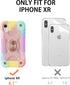 iPhone XR Case 6.1 Inch with Ring Stand, 2 Pack Glass Screen Protector, Heavy-Duty Shockproof Rugged Military Grade