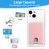 SHANSHUI Credit Card Holder for Cell Phone, 3 Pack | Premium Silicone Ultra Slim Phone Wallet Stick on Phone Pocket -
