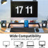 Wireless Keyboard and Mouse Combo, Silent Full-Size Computer Keyboard with Calculator Button, 2400 DPI Mouse, Slim USB