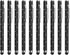 MECCANIXITY 10pcs Glitter Rhinestone Stylus Pens, Universal Metal Capacitive Pen for Touch Screens, Black