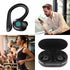 Q23 PRO Bluetooth 5.1 Sport Waterproof Earbuds with Charging Case, Stereo Noise Cancelling Earhooks Headset with