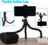Purthet 17 16 15,Android Flexible Mini Tripod for Cell Phone with Wireless Remote and Clip, Compatible with iPhone