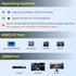 USB to HDMI Adapter for Dual Monitor, USB 3.0 for 2 Monitors, USB A to HDMI + USB C to HDMI Adapter, USB Video Card