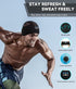 MUSICOZY Bluetooth 5.2 Sleep Headphones, Ultra-Thin HD Stereo Sports Earbuds, Sweat Resistant for Workouts & Unique