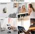 ULANZI 360 14N 17 16 Vacuum Suction Cup Phone Mount, Rotatable Magnetic Phone Holder with Adhesive Pad, Magnet for Car