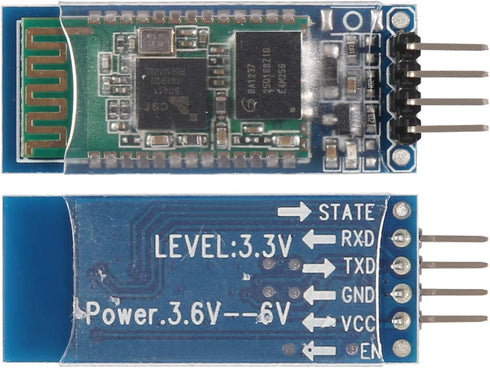 4pcs HC-06 RS232 4 Pin Wireless Bluetooth Serial RF Transceiver Module Bi-Directional Serial Channel Slave Mode for Arduino