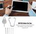for Galaxy Tab S6 lite 10.4" SM P610 SM P615 Nibs, 20x Replacement Touch Stylus Tips Stylus Pen Tips, 4 Tweezers, 4 Ejector Pins