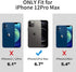 Classy Design Luxury Leather Phone Case for iPhone 12 Pro Max - Non-Slip Grip Full Body Ultra Slim Protective Case