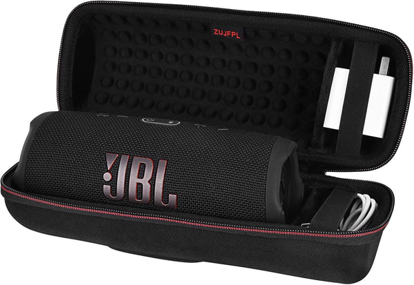 EVA Hard Case for JBL Charge 4 / Charge 5 Bluetooth Speaker, Premium Travel Protective Carrying Storage Bag (Black)