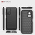 Case Compatible with Xiaomi Mi 10T/10T Pro, Carbon Fiber Texture Design Shock Absorption Case (Black)
