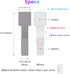 Hook and Loop Cable Ties - Self Adhesive Hook and Loop Straps, Sticky-back Cord Organizer, 40Pcs per Pack