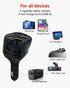 REDTIGER 4 in 1 Car Charger Adapter, 2 Sockets Cigarette Lighter Splitter 12/24V 18W for Dash Cam & Dual USB Ports