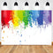 MEETSIOY Paint Splash Party Backdrop - Colorful Abstract Oil Painting Photography Background 5x3ft