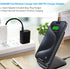 NANAMI Fast Wireless Charger, Qi Certified Charging Stand with QC3.0 Adapter for iPhone 15/14/13/12/SE 2020/11/XS Max,
