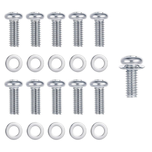 Xinjoduz 10 Pcs Monitor Mount Screws, Screws for Mounting On Monitors, M4 X
