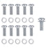 Xinjoduz 10 Pcs Monitor Mount Screws, Screws for Mounting On Monitors, M4 X
