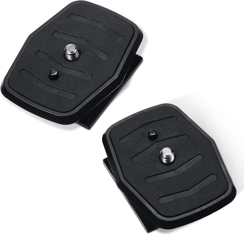 Weewooday 2 Pieces Tripod Quick Release Plate Adapter Mount for Tripods and Cameras, QB-4W (35 x 35 mm / 1.38 x 1.38
