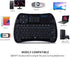 iPazzPort Bluetooth Mini Keyboard (IR Learning) Touchpad Mouse, Backlit 2.4GHz Wireless Keypad Remote Controller