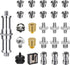26PCS Camera Screws Mount Set - 1/4 Inch and 3/8 Inch Threaded Converter Screws for DSLR
