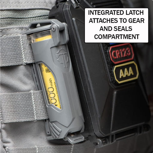 Thyrm CellVault-21 Waterproof Rechargeable Battery Storage Case for 21700 Batteries for Premium Tactical Flashlights,