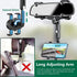 ILKCC 360 Rearview Mirror Phone Holder for Car, Rotating and Retractable Multifunctional Rear View Phone Mount