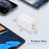 Dual USB C 33W Fast Wall Charger, Mini Block Power Brick Type C Adapter for iPhone 13/12/11 Pro Max, iPad Pro