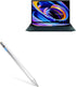 BoxWave Stylus Pen Compatible with ASUS ZenBook Duo 14 (UX482), AccuPoint Active Stylus, Metallic Silver