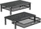 ELIVED 2 Pack Monitor Stand Riser with Drawer, 3 Height Adjustable with Larger Storage Space for Home and Office