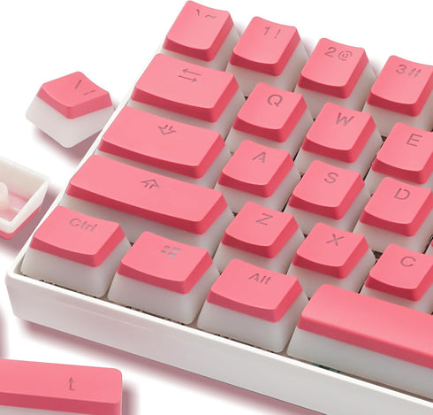 Happy Balls Pudding Keycaps Set, Translucent PBT OEM Profile for Mechanical Keyboard Compatible with Cherry MX
