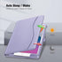 Fintie Case for iPad 9th/8th/7th Generation - Multi-Angle Viewing Stand Cover with Pocket & Pencil Holder, Lilac Purple