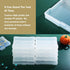 Party Club of America 10 Pack Transparent 5" x 7" Photo Storage Boxes - Organizer Cases for Photos, Picture Storage