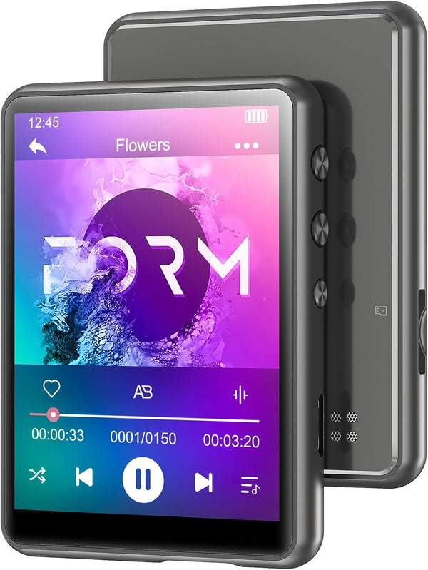 MECHEN 64GB MP3 Player Bluetooth 5.3 with 2.4" Full Touch ScreenPortable Digital Music