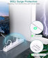 Power Strip Surge Protector with USB C, Flat Plug Extension Cord, 6 AC Outlets, 4 USB Ports, 5ft