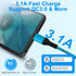 Type USB C Long Samsung S24 S23 Charger Cable 10ft 2Pack for Samsung Galaxy A15 5G A25 A14 A54 S22, iPhone 15 Pro Max