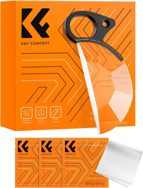 K&F Concept 79mm Handheld Kaleidoscope Filter, Special Effects Optical Glass Prism Filter for Camera Lens