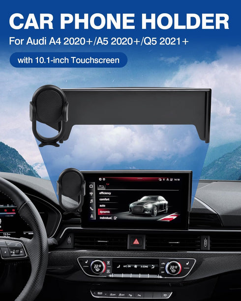 Autorder Custom Fit for Car Phone Holder, Audi A4 2020+/A5 2020+/Q5 2021+ Accessories Phone Mount, 10.1" Screen Cell