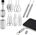 Mellisore 2 in 1 SIM Card Eject Tool with Cleaning Brush & Keyring,
