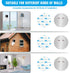 4 Pack Indoor Wall Mount for Yi Home Security Camera - No Punching, Simple Installation