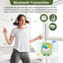Portable CD Player with Bluetooth, Desktop Speakers for Home, Remote Control, LED Display, Supports CD/FM