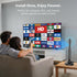 Generic 4K 1080p 16.5ft TV Antenna Indoor, Support with Signal Booster for Local Channels, Antenna for Smart TV, Long