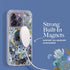 Rifle Paper Co. iPhone 14 Pro Case, Garden Party Blue Floral Pattern, Compatible with MagSafe, 10FT Drop Protection