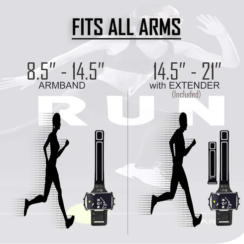 Universal Samsung Armband for Galaxy S25/S24/S23/S22/S21/S20/S10/A/J/Plus, Running Phone Holder