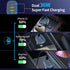 USB C Car Charger, Meagoes 4 Ports 72W Super Fast Charging, Dual PD 36W USB Cigarette Lighter Adapter