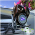 Car Phone Holder Mount with Wireless Charging, Auto Clamping, Rotatable Vent Clip for iPhone and Samsung
