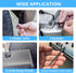 ZMLLAYE 150 Pcs Nylon Universal Cable Tie Buckle - Grip Auto Zip Tie Buckles with Pin & Button Design, Snap Fit Nylon