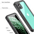 Compatible with iPhone 11 Black/Clear Waterproof Case, Full-Body Rugged Bumper with Built-in Screen Protector