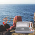 Khanka Carrying Case for JBL Charge 4/5 - Waterproof Portable Bluetooth Speaker Case with Extra Room for Charger (Gray)