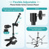 Mippko Mount,360Adjustable 3.5~7.5" Phone Holder Jaw Flex Clamp Clip Aluminium Alloy Arm Mount,Cellphone Clip Stand