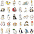 Cute Cat Stickers | 100 PCS | Vinyl Waterproof Stickers for Laptop, Guitar, Motorcycle, Bike, Skateboard, Phone