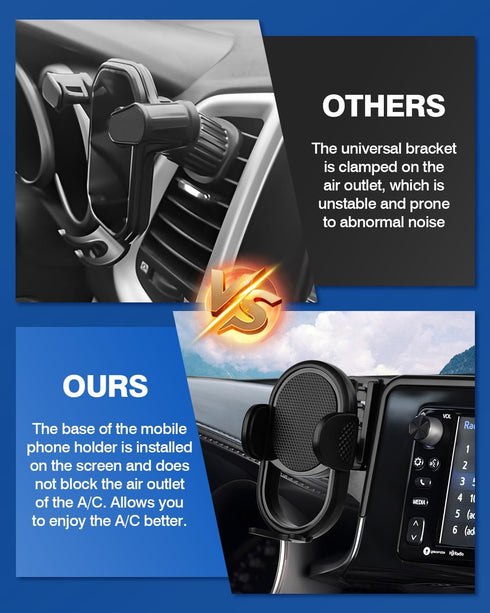 Autorder Car Phone Holder for 2021-2023 Nissan Rogue/2019-2025 Altima/2020-2025 Sentra Accessories, Hands-Free 360
